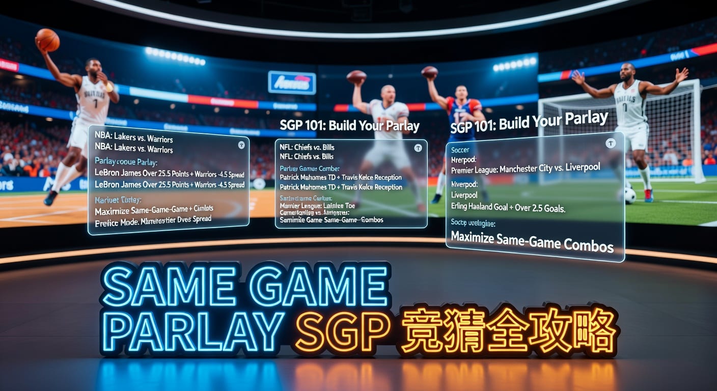 Same Game Parlay (SGP) 攻略：体育博彩新玩法深度解析